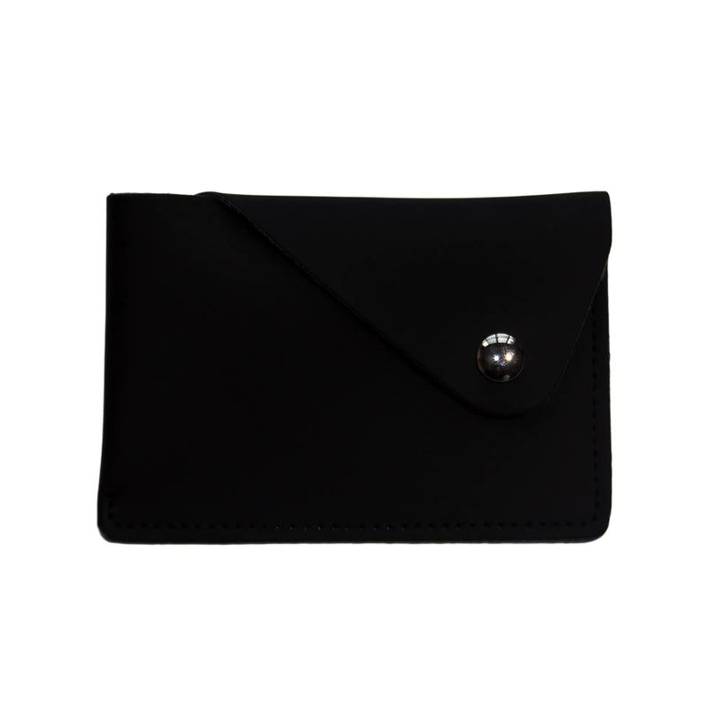 Minimalist Style Envelope Snap Closure PU Business Card Holder, Portable and Lightweight, Card Holder Wallet.
