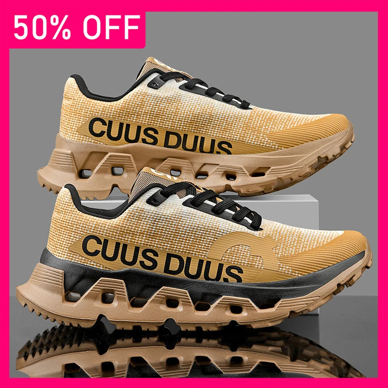 Men Sports Shoes Summer New Comfortable Running Shoes Breathable Lightweight Mesh Anti Slip Soft Sole Fitness Sneakers Men