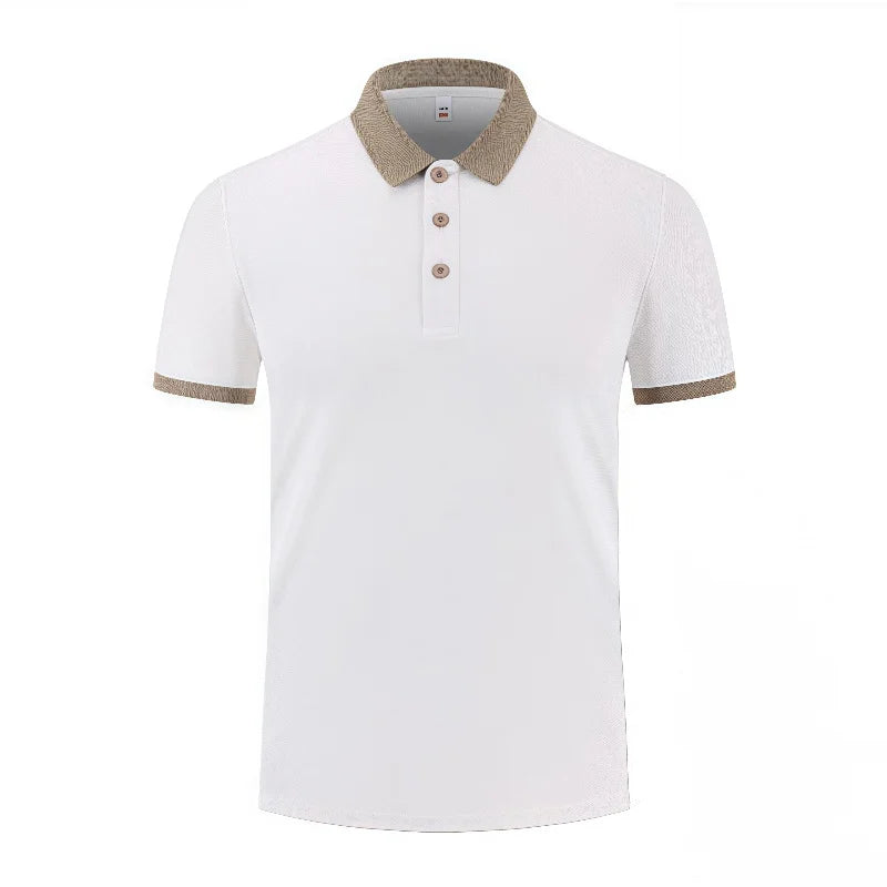 2026 Summer Breathable Polo Shirt Men's Custom Logo Workwear Casual Daily  Men's Clothing T-Shirt Team Uniform