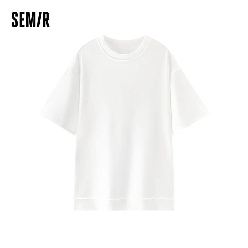 Semir Men Underwear Top Soft Terry Five Sleeve Crew Neck Base Layer Casual Home Autumn Shirt Urban Daily Wear 2026