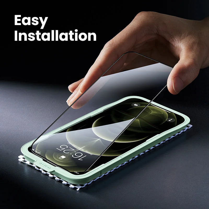 UGREEN for iPhone 16 15 14 13 12 Pro Max Screen Protector for iPhone 16 Plus Tempered Glass for iPhone 15 XR Glass 9D Films