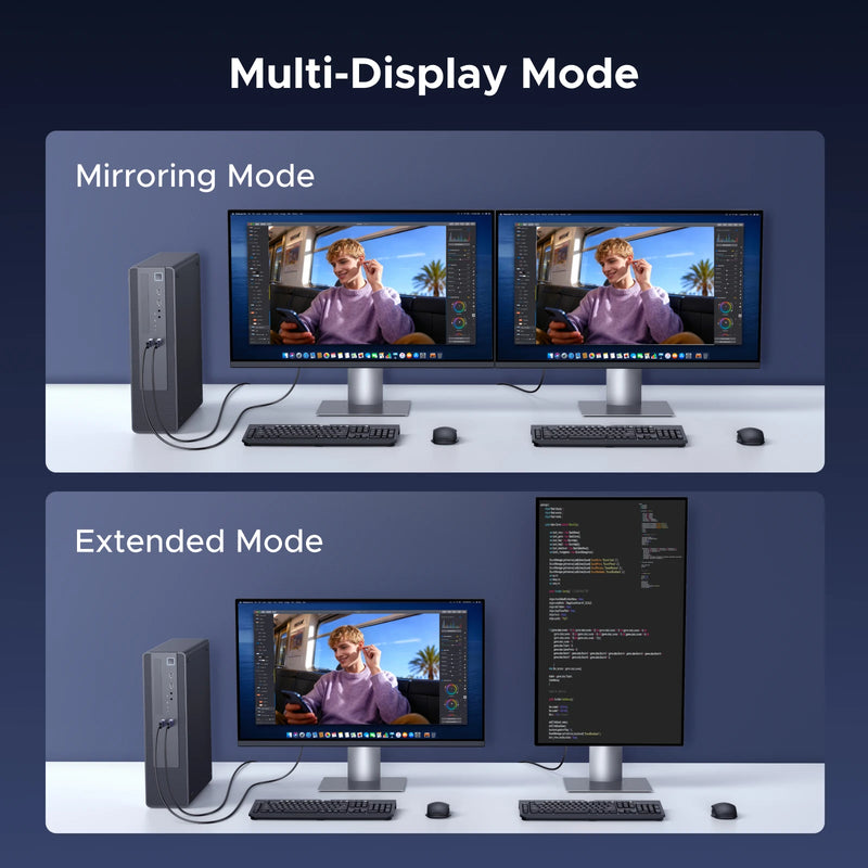 UGREEN Displayport to HDMI Adapter 8K 60Hz Displayport DP to HDMI Converter, Uni-Directional Display Port to HDMI Converter