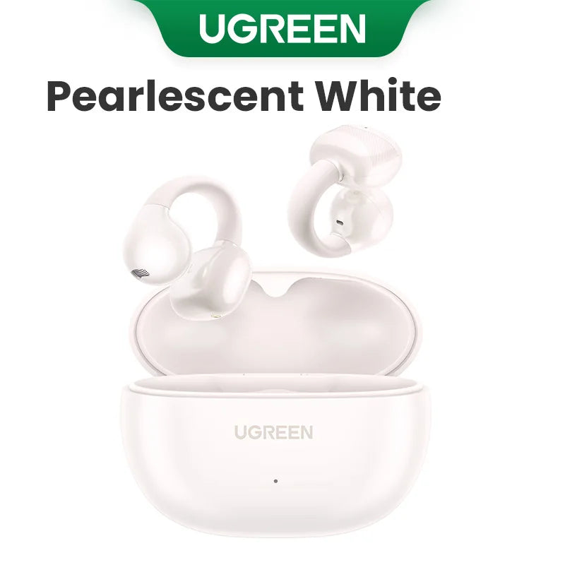 Open Ear Clip Wireless Earphones Bluetooth Earbuds Sports Headphones 30H AI Call Noise Cancellation Playtime