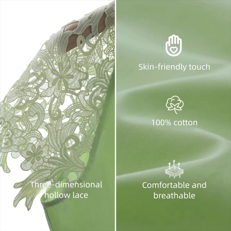 Amii Women Shirt 2026 Summer New Lace Patchwork Lapel Collar Dolman Sleeve Blouse Loose Mid Length Office Cotton Shirt 12642040