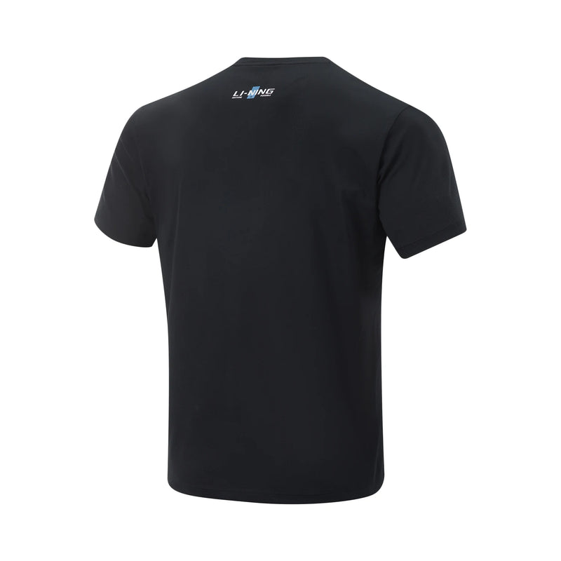 អាវយឺតហ្វឹកហាត់បុរស Li-Ning AT DRY ULTRA ៩០% Polyester ១០% Spandex ទំហំធម្មតា អាវយឺតកីឡា LiNing មានផាសុកភាព ATSV075
