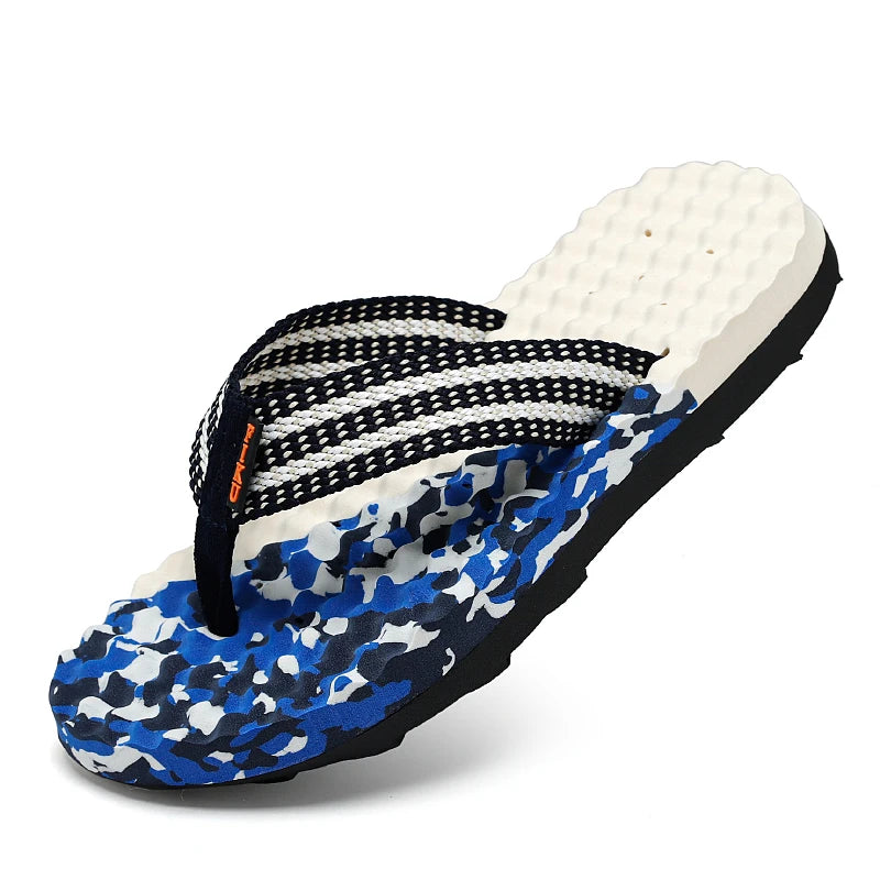 Summer Men Women Flip Flops Massage Slippers Big Size 46 47 Soft Comfortable Slippers Unisex Lightweight