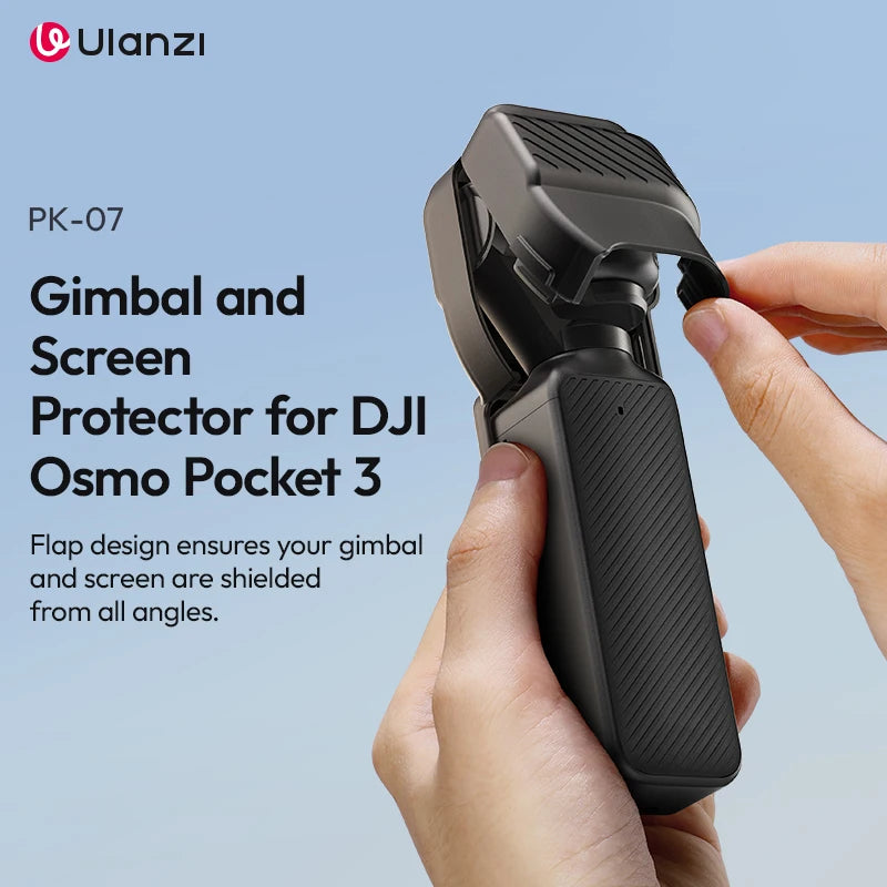 ស្រោមការពារអេក្រង់ Ulanzi PK-07 Gimbal សម្រាប់កាមេរ៉ា DJI Osmo Pocket 3 ប្រអប់ការពារ Gimbal ដៃ DJI Pocket 3 Accy