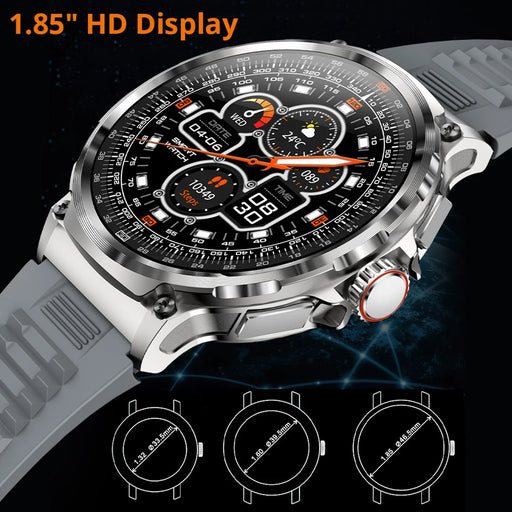 [2023] COLMI V69 1.85" Ultra HD Display Smartwatch Men 710 mAh Large Battery, 400+ Watch Faces Smart Watch For Android iOS Phone