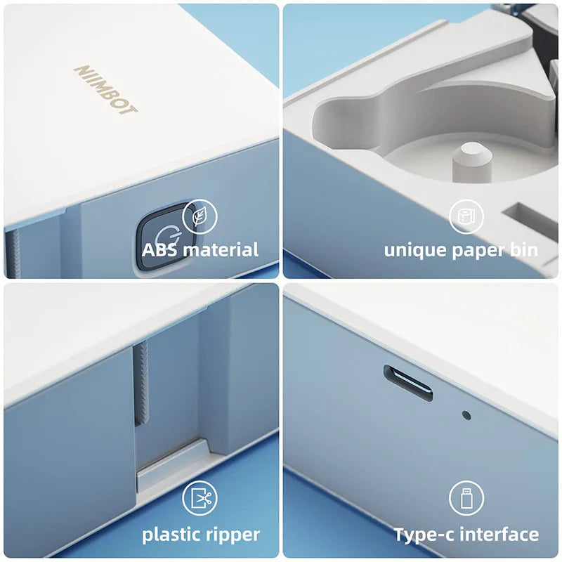 NIIMBOT N1/B18 Mini Portable Label Printer Thermal Transfer Pocket Label Maker With Long Life Ribbon And PET Stickers Gift