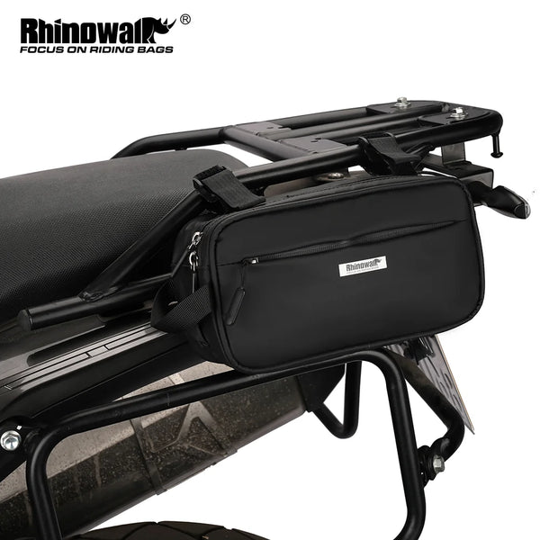 កាបូបម៉ូតូ Rhinowalk ទំហំ 3L កាបូបកន្ទុយម៉ូតូ កាបូបចង្កេះពហុមុខងារ កាបូបចំហៀងម៉ូតូក្រៅផ្ទះ កាបូបឧបករណ៍ គ្រឿងបន្ថែម
