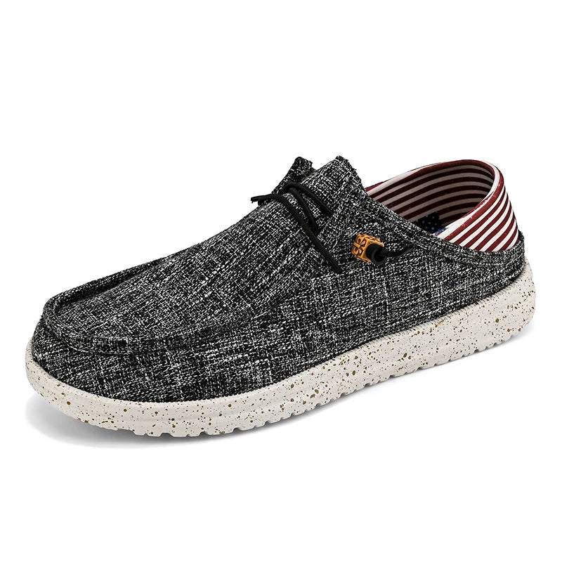 Big Size 47 48 Casual Canvas Shoes Men Lightweight Soft Comfortable Slip-On Canvas Shoes Dropshipping