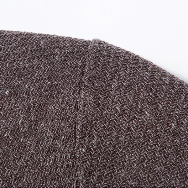 Breathable Men's Linen Blend Short Sleeve Henley - Tencel Ribbed Knit | Summer Casual Solid Color Tee