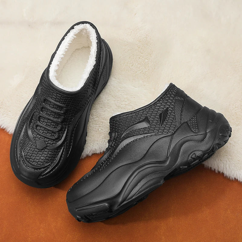 Hotel chef shoes four seasons comfort soft-sole non-slip waterproof Kitchen work shoes men's fashion EVA casual outdoor slippers