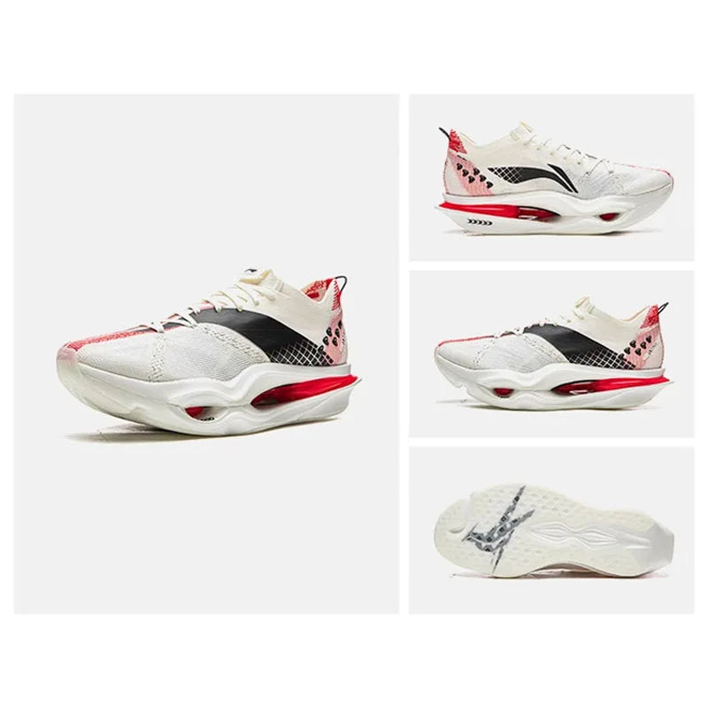 ស្បែកជើងរត់ប្រណាំង Li-Ning Unisex FEIDIAN 6 ULTRA SUPER BOOM បន្ទះកាបូនហ្វាយប័រ ស្បែកជើងកីឡាអាជីព ARMW005
