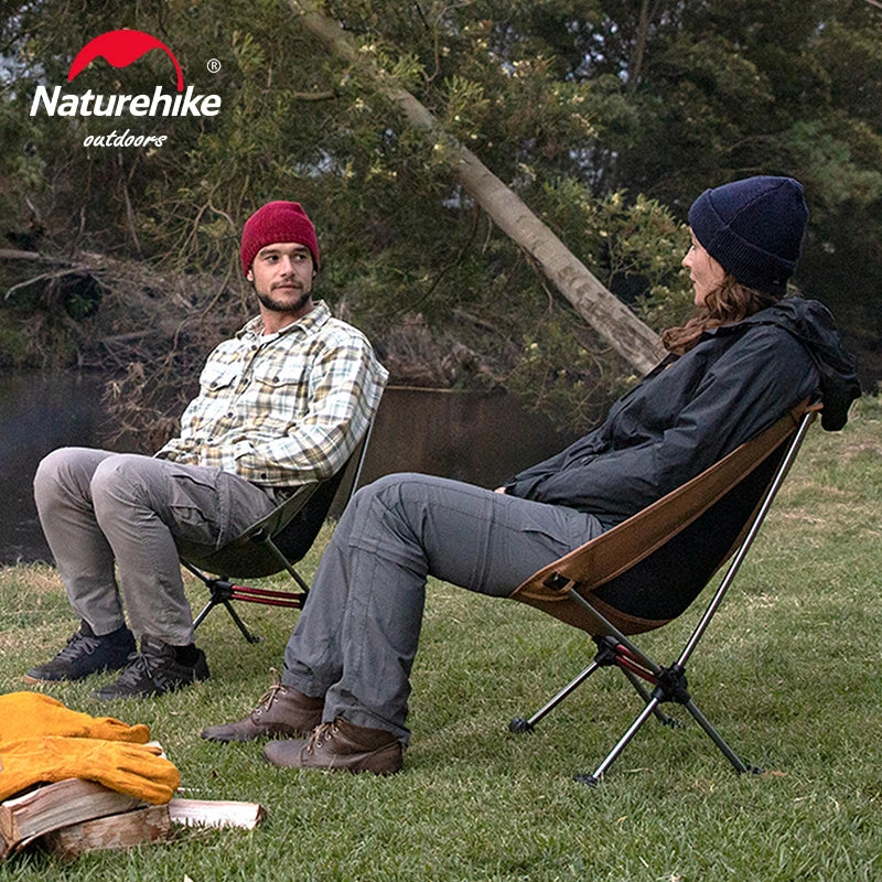 Naturehike Foldable Camping Chair Set Lightweight Folding Ultralight Backpacking Recliner Moon Specialist Fishing Outdoor Chairs