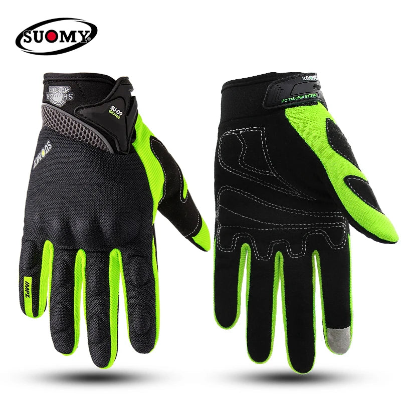 SUOMY Motorcycle Gloves Men 100% Waterproof Windproof Winter Moto Gloves Touch Screen Gant Moto Guantes Motorbike Riding Gloves
