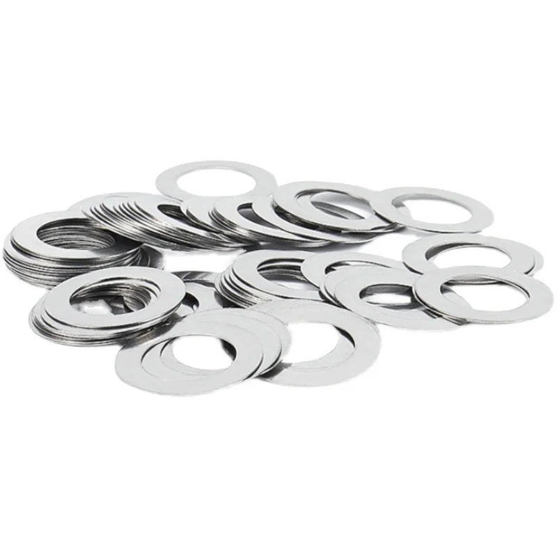 DIVEDEER M3 M4 M5 M6 M8 M10 M12-M20 DIN988 304 Stainless Steel Adjusting Precision Shim Gasket Ultra Thin Flat Wafer Washer