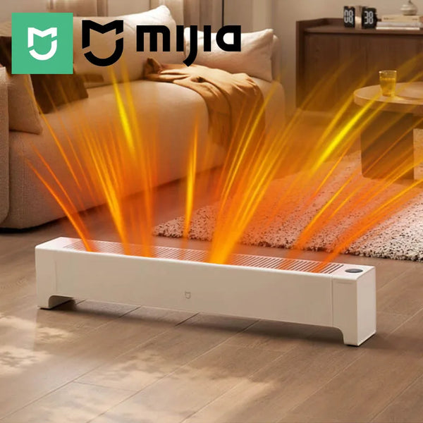 MIJIA Graphene Baseboard Heaters 2nd,Constant Temperature,5S Rapid Heating,2200W Timer Setting,CN Version With Adapter