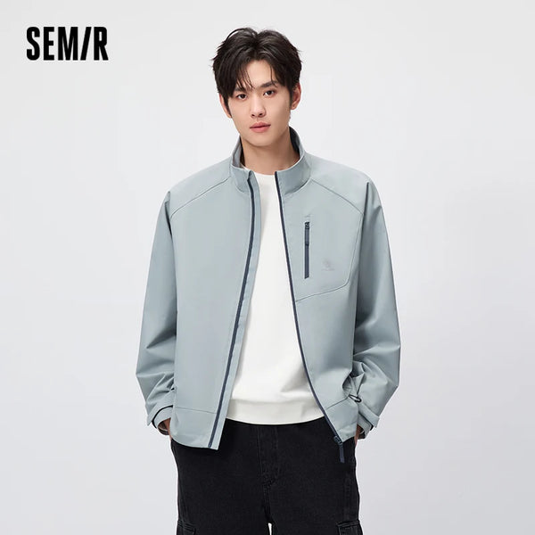 អាវក្រៅបុរស Semir កអាវការពារ រលុង កីឡាក្រៅផ្ទះ ធម្មតា រដូវស្លឹកឈើជ្រុះ សម្លៀកបំពាក់ទីក្រុង ប្រចាំថ្ងៃ 2026