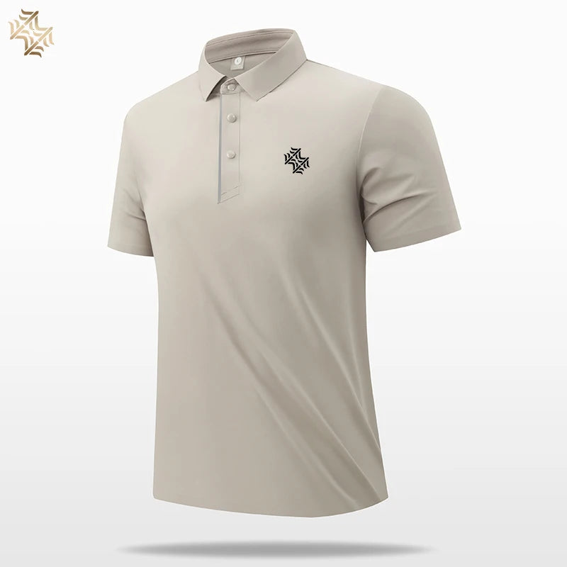 SBWL Seamless Process High Quality Men's Outdoors Casual Tennis T-Shirt Golf POLO Shirt Quick Drying Business Casual POLO Shirt
