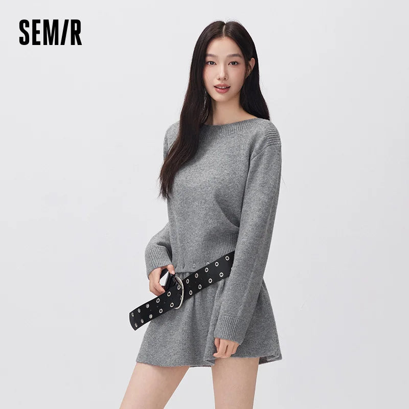 អាវយឺតប៉ាក់ Semir សម្រាប់នារី អាចដោះចេញបាន រចនាបថតិចតួចបំផុត ឆ្នាំ២០២៦ សម្លៀកបំពាក់រដូវរងាថ្មី ពាក់ប្រចាំថ្ងៃ រចនាបថទីក្រុង ធម្មតា អាកាសធាតុត្រជាក់ ស្រទាប់