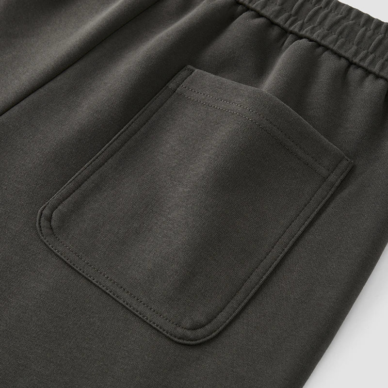 Semir Loose Fit Jogger Pants Retro Style Men 2025 Winter Straight Leg Sporty Casual Fashion Hem Raw Edge Comfortable Bottoms