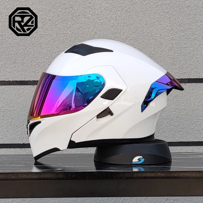 2024 New ORZ-169B Flip Up Motorcycle Helmet Full Face Off Road Casque M-XXL Szie Motocross Cascos Para Moto Dot Approved Unisex