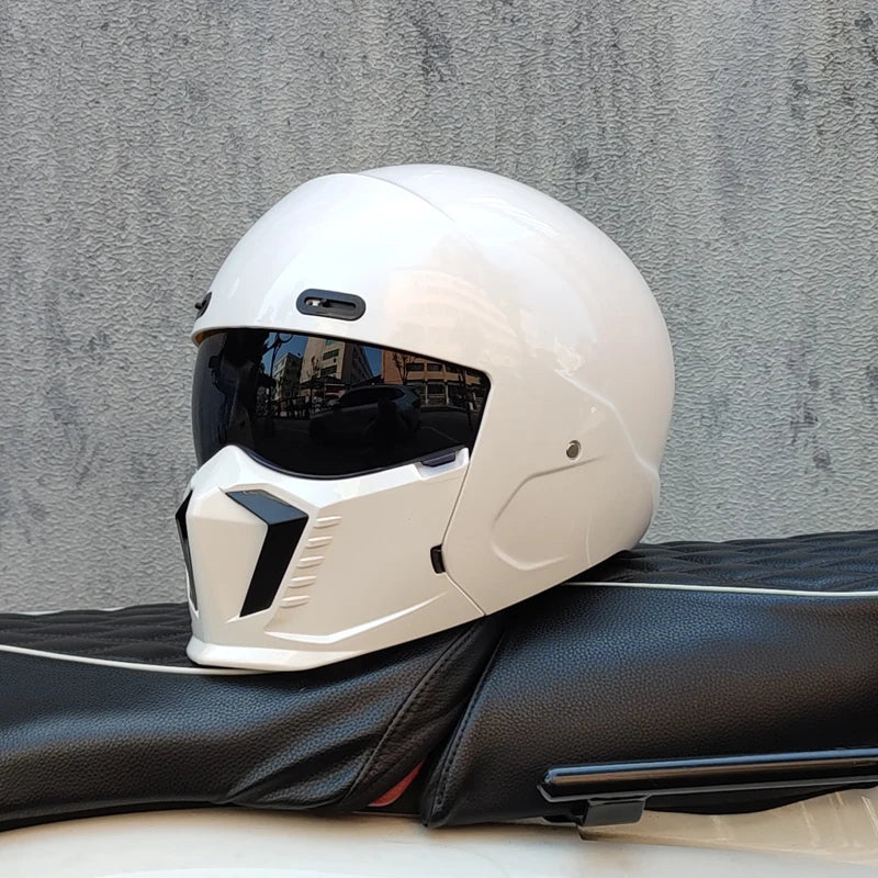 ORZ New Scorpion Retro Motorcycle Cascos Moto Locomotive Personality Multi-purpose Combination Helmet Half M L XL XXL XXXL