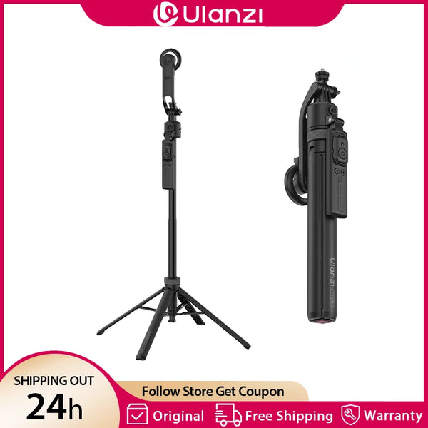 ជើងកាមេរ៉ា Ulanzi TT23M ម៉ាញេទិក តាមដានដោយស្វ័យប្រវត្តិ ជើងកាមេរ៉ា Selfie ចល័ត សម្រាប់ទូរស័ព្ទ iPhone Android Vlog Live ជាមួយឧបករណ៍បញ្ជាពីចម្ងាយ