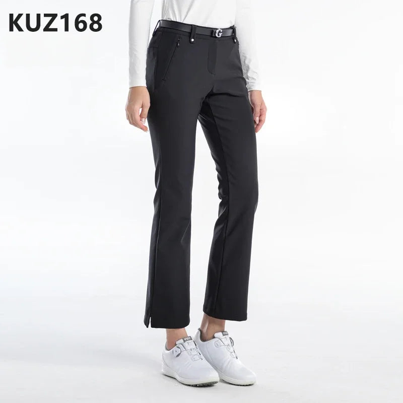 PGM Women's Golf Pants with Split Legs Wear for Women KUZ168