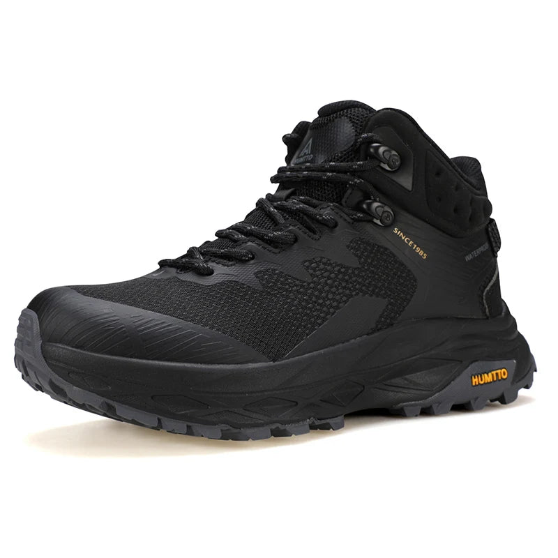 HUMTTO Winter Breathable Trekking Shoes Men Outdoor Rubber Sneakers Men's Wear-resistant Non-slip Off-road Sports Hiking Boots
