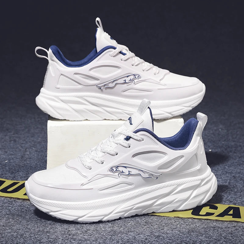 Mens Running Shoes 2025 New Couples Casual Sneakers Breathable Mesh Cushioning Trendy Outdoor Sports Shoes for Men