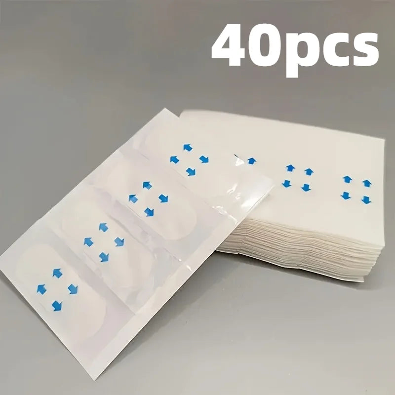 40Pcs Invisible Face Lifting Tape Waterproof Transparent Patch Firm Skin Remove Double Chin Neck Lifting Beauty Tool.