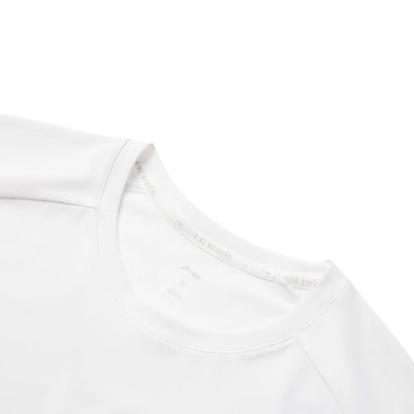 អាវយឺតរត់បុរស Li-Ning AT DRY 100% Polyester ទំហំធម្មតា ខ្យល់ចេញចូលបាន ឆ្លុះពន្លឺបាន អាវយឺតកីឡា LiNing ATSV091