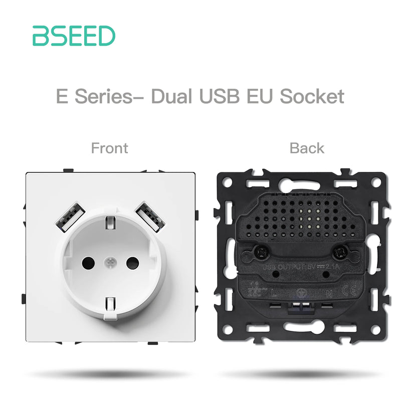 BSEED E Grand Series WIFI Click Switch Function Part Smart Button Light Switch DIY Part Smart Wifi Socket Parts Free Combination