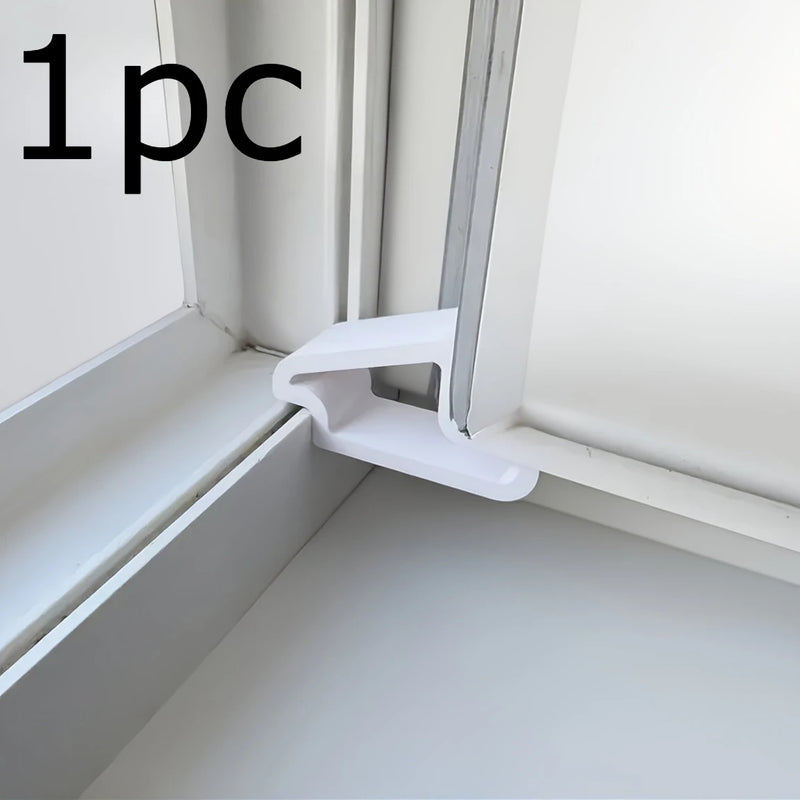 1/2/3pcs Window Stopper-Durable Plastic Door Stopper with Easy-Install Design, Prevents Sliding Down,Secure Hold for Home&Office