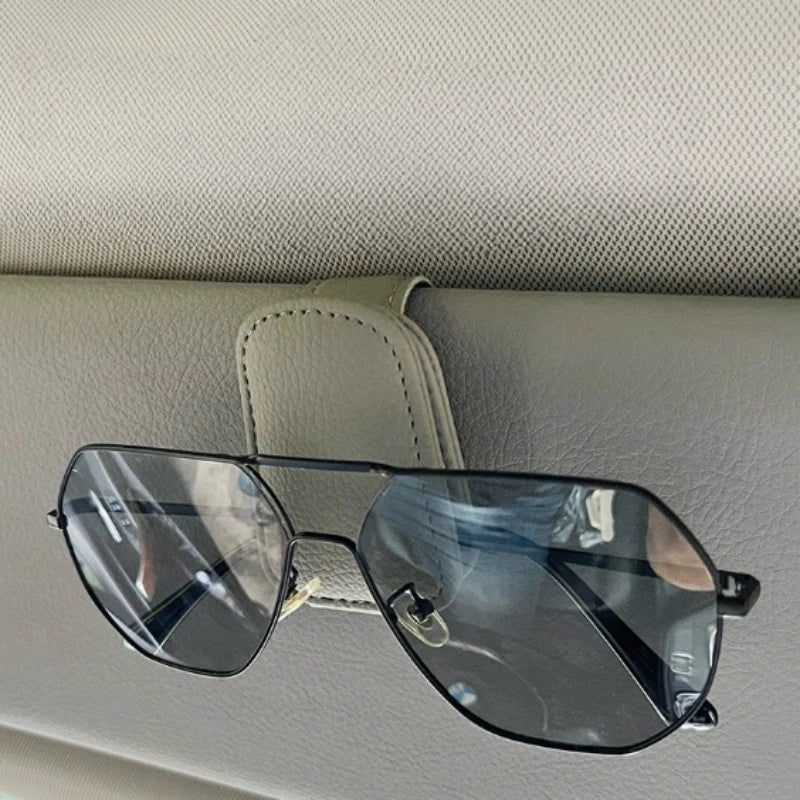 Car Sunglasses Clip Sun Visor Glasses Holder Card Ticket Holder Magnetic Suction Stable Storage Clips Eyeglasses Hanger Car clip