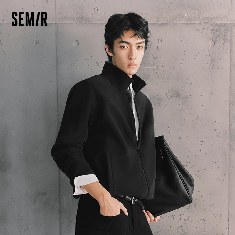 Semir Men Jacket Antistatic Fabric Warm Insulation Layering Essential 2026 Winter Everyday Style Comfort Fit Clean Silhouette