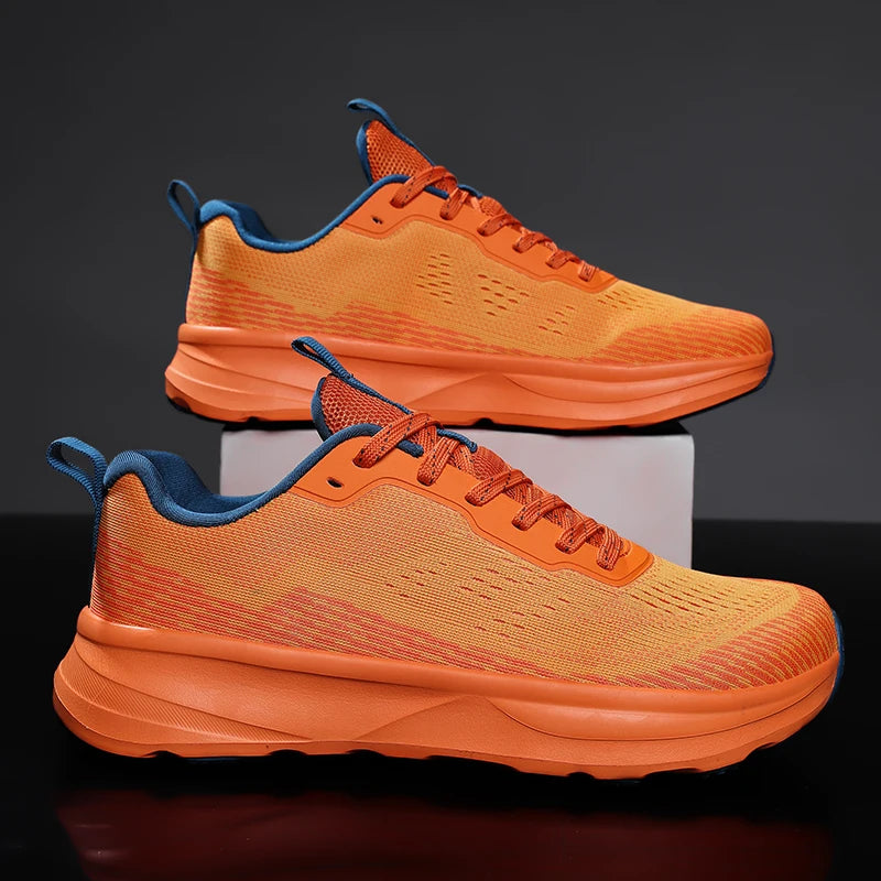 Mens Running Shoes New Luxury Design Mesh Breathable Sneakers Competition Anti Slip Fashion Training Tennis Shoes for Men