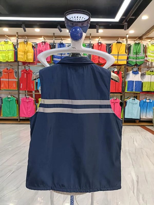 Vest customization Breathable supermarket work clothes volunteer  group activities advertising vest printed LOGO 7 colors