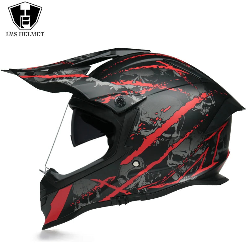 WLT full face motorcycle helmet ABS off-road helmet professional full-over rally racing helmet men DH downhill Capacete DOT