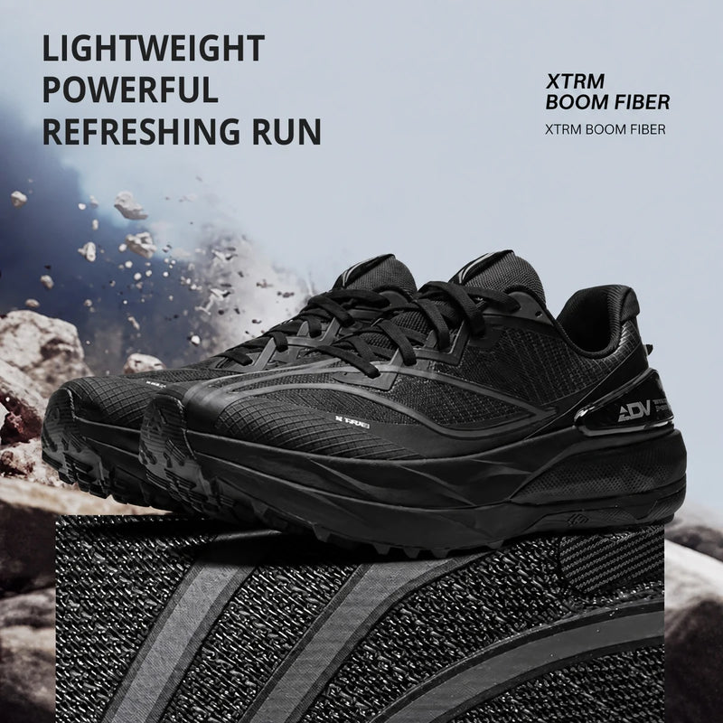ស្បែកជើងរត់ Li-Ning Unisex DI LU 3 Trail XTRM-BOOM FIBER ស្រាល ខ្យល់ចេញចូលបាន ស្បែកជើងកីឡា Lining រត់ចម្ងាយឆ្ងាយ ARNW009