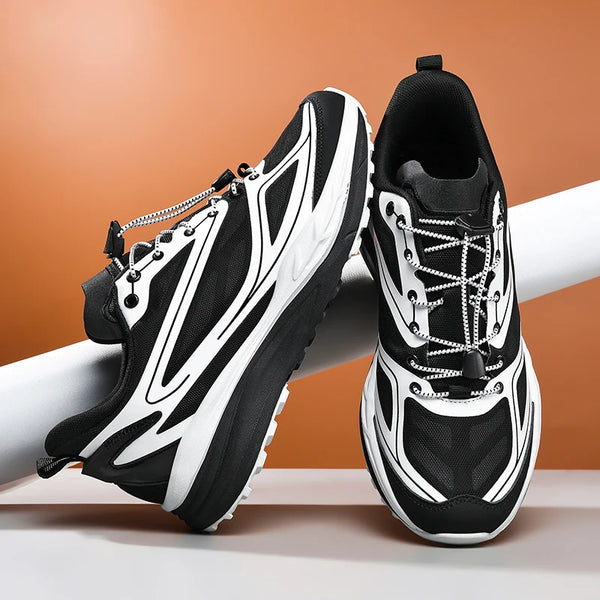 Men women's casual sneakers four seasons new breathable light soft-sole hiking shoes fashion couple outdoor running sports shoes