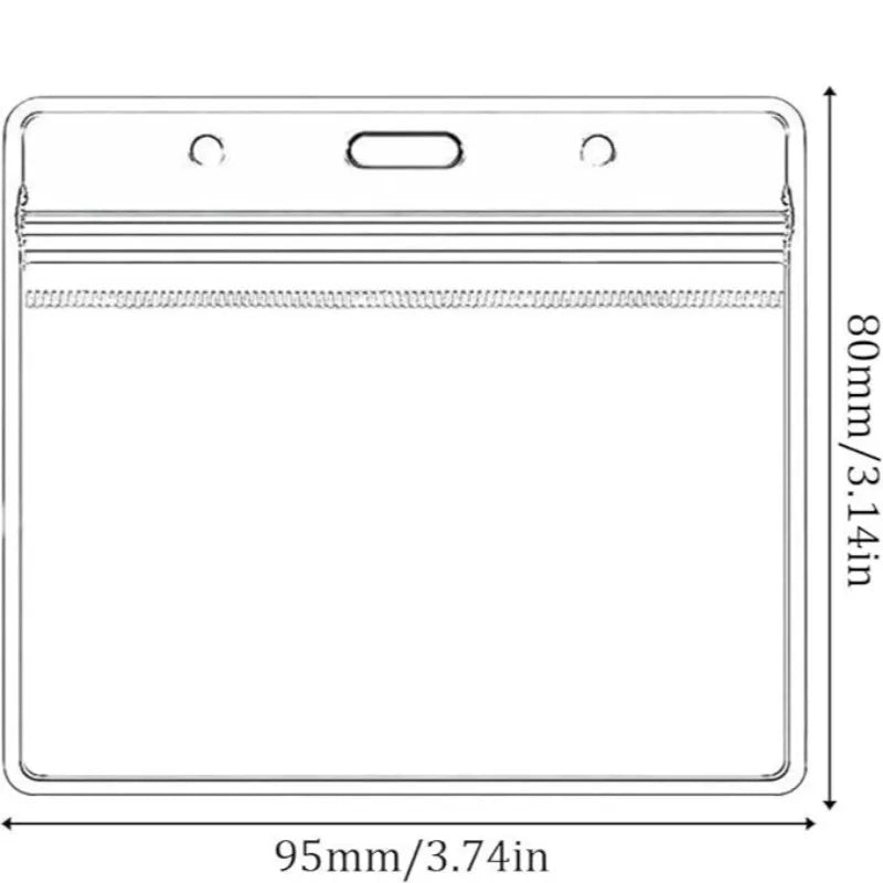 10pcs Waterproof Transparent Card Holders Specifically Designed, Plastic Protectors for Business,Bank Credit Cards,campus card
