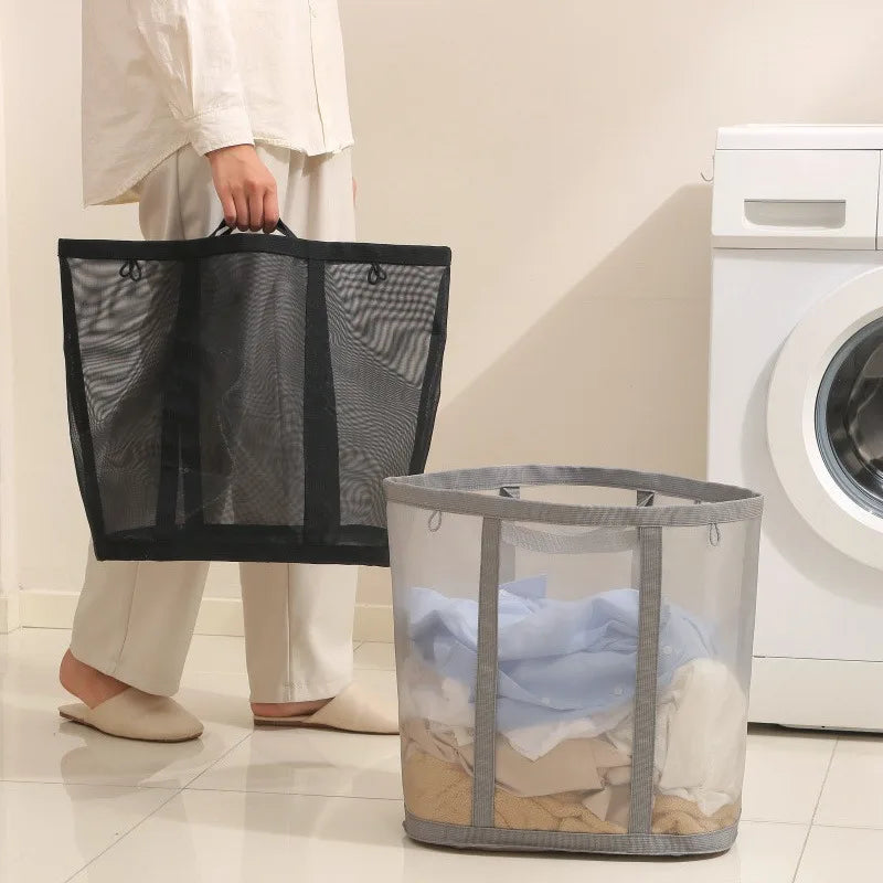 1pc Laundry Hamper,Foldable Dirty Clothes Storage Bag,Portable, Freestanding Hamper for Bedroom,Laundry Room, Bathroom.
