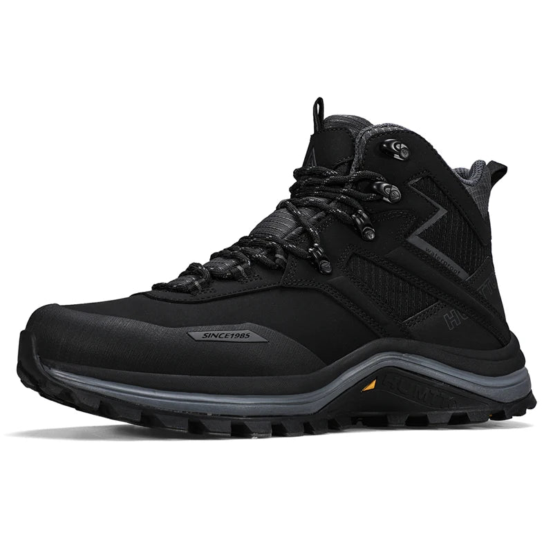 HUMTTO Trainers Outdoor Trekking Shoes Men Breathable Hiking Boots for Man Winter Men's Sports Shoes Rubber Safety Work Sneakers