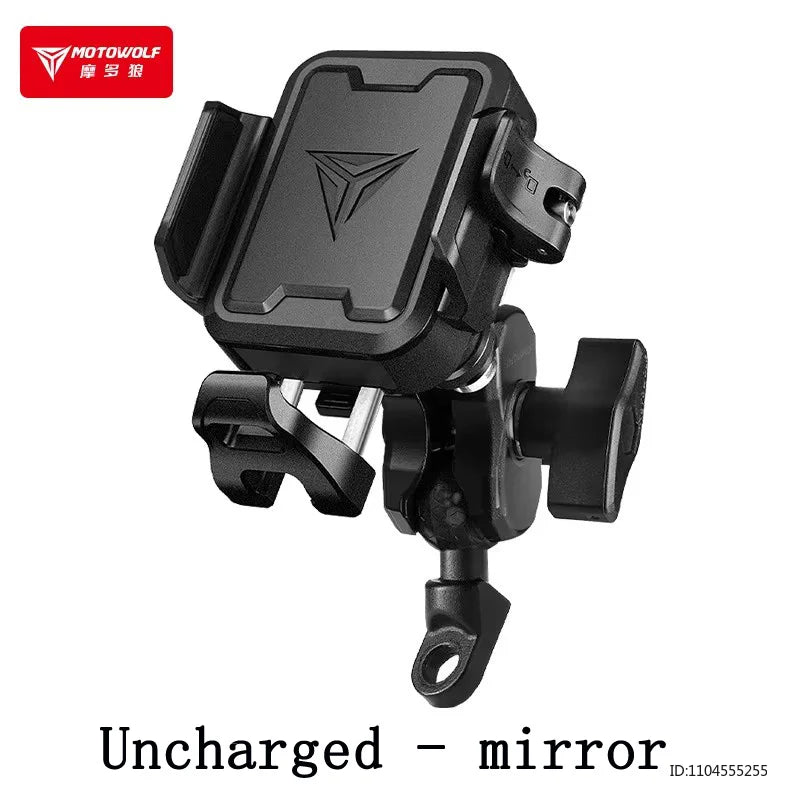 ជើងទ្រទូរស័ព្ទម៉ូតូ MOTOWOLF ដែលអាចស្រូបយកឆក់បាន ប្រឆាំងនឹងចោរកម្ម អាចលៃតម្រូវបាន ជាសកល សម្រាប់ជើងទ្រកង់ ស្កូទ័រ