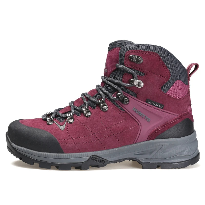 HUMTTO Hiking Shoes for Women Waterproof Sports Climbing Trekking Woman Boots New Luxury Designer Winter Outdoor Womens Sneakers