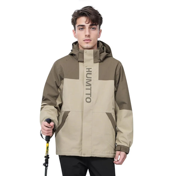 HUMTTO Waterproof Men's Women's Jacket Autumn Winter Keep Warm Camping Hiking Jackets Ladies Jackets Outdoor Windbreaker Coats