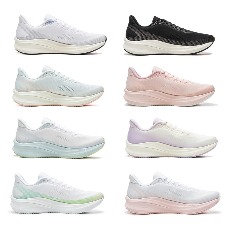 ស្បែកជើងរត់ប្រណាំង Li-Ning សម្រាប់នារី RED HARE 9 Racing មានស្នោស្រាល មានខ្យល់ចេញចូលបានល្អ ស្បែកជើងហ្វឹកហាត់ Lining ការពារការរអិល ARPW004